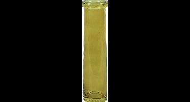 Non-branded Vaas Missy 7 X 7 X 28,5 Cm Glas Mosterdgeel