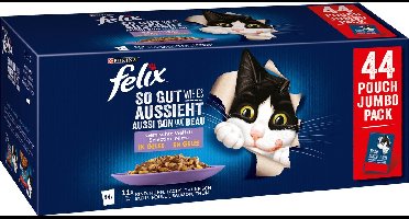Purina Felix Serie - Kattenvoer - 44x85g - Gemengde Smaken