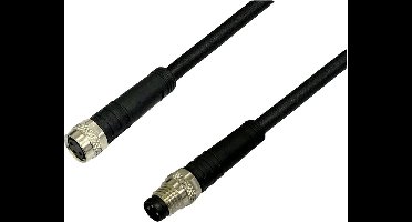 BKL Electronic 2700040 Sensor/actuator verlengkabel M8 Aantal polen: 4.5 Stekker (recht) op koppeling (recht) 2 m 1 stu