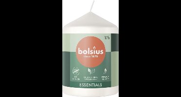 4 stuks Bolsius witte stompkaarsen 80/58 (17 uur) cloudy white