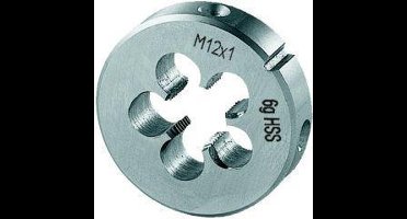Snijplaat voor metrisch fijne draad HSS EN 22568 M 12x1,50mm FORMAT