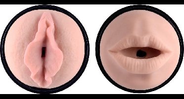 Lovetoy Training Master Dubbele Masturbator Mond en Pussy