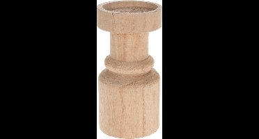 Houten Kaarsenhouder