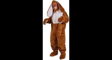 Paashaas Kostuum Volwassenen Unisex Bruin Dieren Maat One size