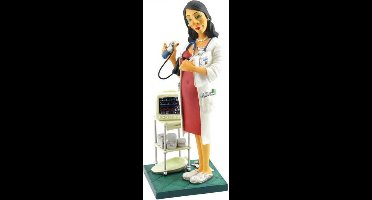 Huisarts – vrouw - dokter - beeldje – beroepen – professions – Guillermo Forchino – 10x10x24 cm