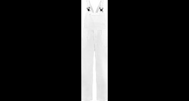 EM Workwear Tuinbroek Polyester/Katoen  Wit - Maat 152