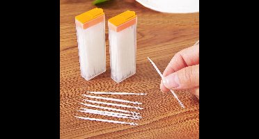 2 Brush in 1 | Tooth Pick | 200stuks | Tandenstokers | Brush Pick |