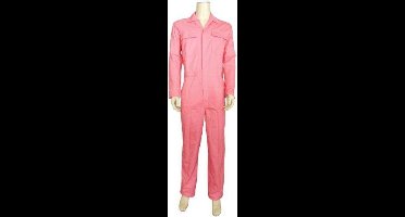 Overall polyester/katoen roze maat 70