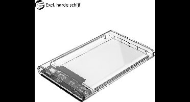 Orico - Transparante 2.5 inch type-C Harde Schijf Behuizing - SATA III - USB3.0 - 5Gbps