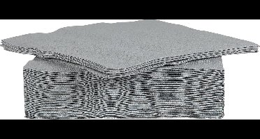Cosy&Trendy For Professionals Servet - Papier - 38 cm - Grijs - Set-40