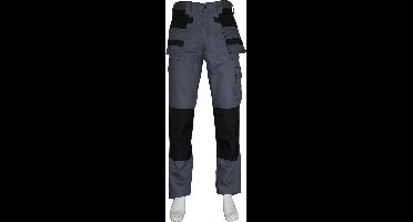 Werkbroek 100% katoen grijs-zwart maat 42