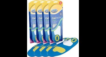 Scholl Gel Activ Inlegzool Sport Vrouw 38-42 Voordeelverpakking: 4 paar
