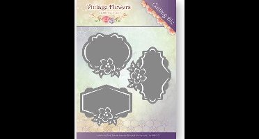 Mal  - Jeanine's Art - Vintage Bloemen - Bloemen Etiketten