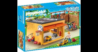 PLAYMOBIL Garage met fietsenstalling - P-9368