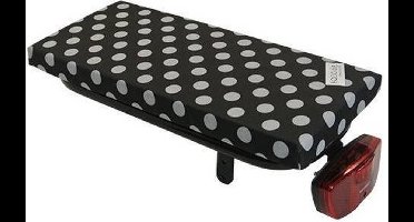 HOOODIE Cushie - Fietskussen Bagagedrager - Small Dots - Kussentje fietsstoeltje
