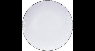 Tokyo Design Studio - Nippon White Gold Rim Plate 30cm Wave