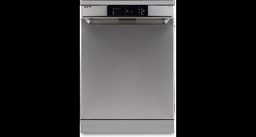 Sharp QWNA1DF45EIEU - Vrijstaande vaatwasser - 60cm - Energielabel E - Topsproeier - Besteklade - RVS deur