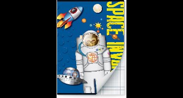 Emoji - Space Monkey schriften Ruit 10 mm A4 - 4 stuks