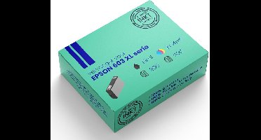 Huismerk Epson 603XL (C13T03A14/24/34/44010) Inktcartridge 4-kleuren Voordeelbundel Hoge capaciteit