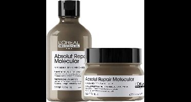 L'Oréal Professionnel - Absolut Repair Molecular Shampoo 300ml + Mask 250ml - Voordeelset
