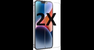 Screenprotector Geschikt voor Apple iPhone 14 plus (13 pro max)/2X Temperend gals- Beschermglas- geharde glas