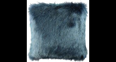 D- Unique Living | Kussen Indy 45x45cm dark blue | Kussen woonkamer of slaapkamer