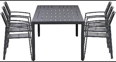 Garden Impressions Cosmo/Felini tuinset 6 personen met tafel 220 cm