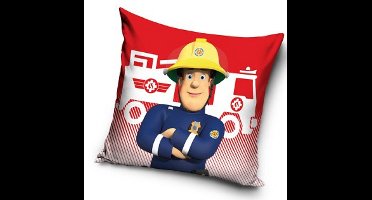 Brandweerman Sam Kussenhoes 40x40 - Officieel gelicentieerd