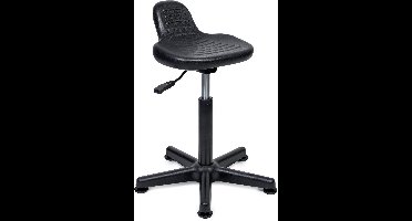 Ergonomische Kassakruk Zwart Standaard (47-60cm) / met Voetsteun / Zwarte uitvoering