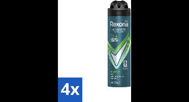4 x Rexona Men Deodorant Spray Advanced Protection Quantum Dry 150 ml - Deodorant Spray - Zweetbestendig - Frisheid - Transpiratiebestendig - Motion Sense