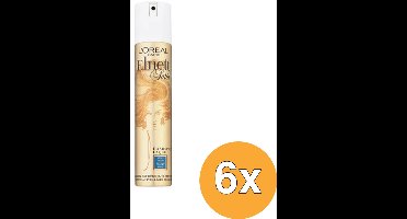 L'Oréal Paris Elnett Satin - Sterke Fixatie Haarlak - 6 x 200ml