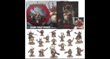 Warhammer Age Of Sigmar - Ogor Mawtribes - Army Set - Warglutt Marauders - 96-22 - Beperkte editie (schaars)