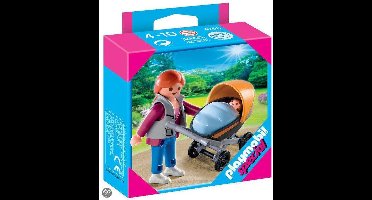 Playmobil Mama Met Kinderwagen - 4756