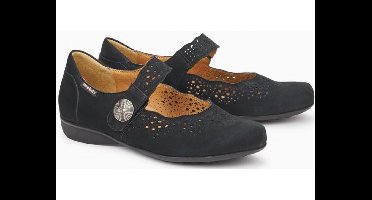Mobils by Mephisto FABIENNE 6900 nubuck damesschoen zwart *EXTRA BREED*