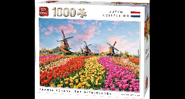 King Puzzel 1000 Stukjes (68 x 49 cm) - Zaanse Schans Nederland - Holland Souvenirs