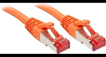 LINDY 47816 RJ45 Netwerkkabel, patchkabel CAT 6 S/FTP 30.00 m Oranje 1 stuk(s)