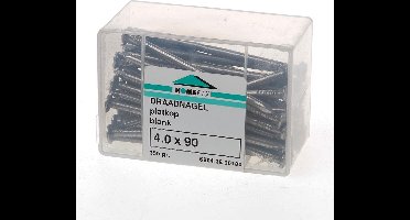 Hoenderdaal Draadnagel platkop 4,0x 90 blank(350)