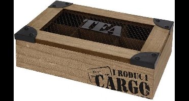 Theekist 6 vaks - Cargo