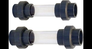 Cepex Inspectieglas met 3-delige koppeling Ø63 mm - ZEER STEVIG