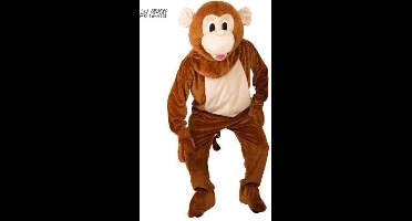 Kostuum plush mascotte aap