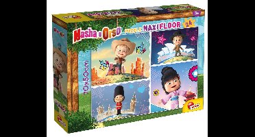 Lisciani - Masha - puzzel Maxifloor - O fantastisch! - 24 stukjes