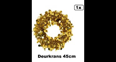 Deurkrans 45 cm Goud Brandveilig