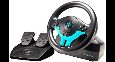 Subsonic SV250-S Stuurwiel – Racestuur voor Nintendo Switch en Switch 2 – Geschikt voor racegames – Blauw