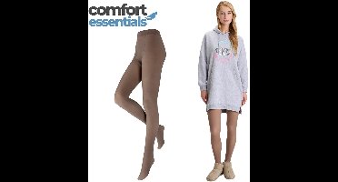 Fleece Panty - Skin Nude - Maat S/M - Thermo Panty Huidskleur - Anti ladder - Fleece Legging Dames