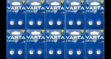 Varta CR1620 Liyhium Knoopcel Batterij 20 Stuks