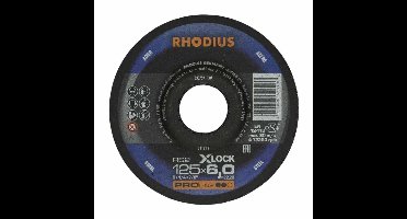 Rhodius - Afbraamschijf voor metaal - Pro - 125 x 6,0 x 22,23 mm - X-Lock RS2