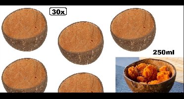 30x Kokosnoot kom 250ml
