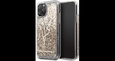 Apple iPhone 11 Pro Karl Lagerfeld Backcover Glitter - Goud