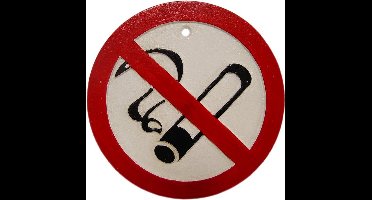 Maddeco - Gietijzeren - wandbord - verboden - te - roken - gietijzer - no smoking