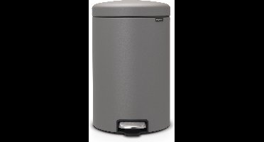 Brabantia NewIcon Prullenbak - 20 liter - Mineral Concrete Grey